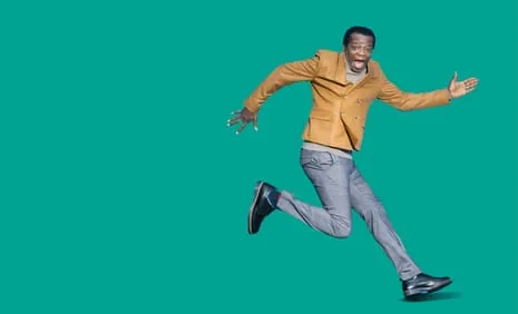 Stephen K Amos: ‘My Toes Are Hideous’ Plus They’re Connected on the Most Gaunt Legs Anyone Has Seen.